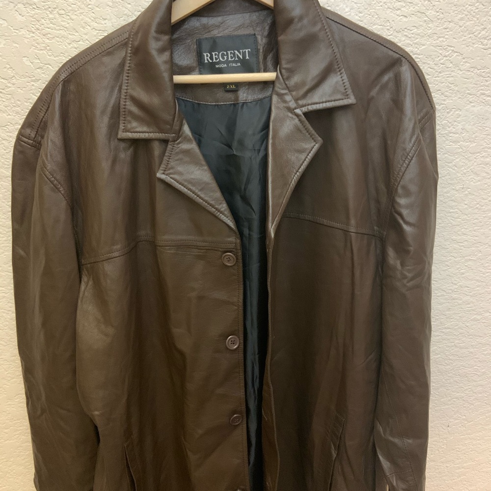 Men leather jacket